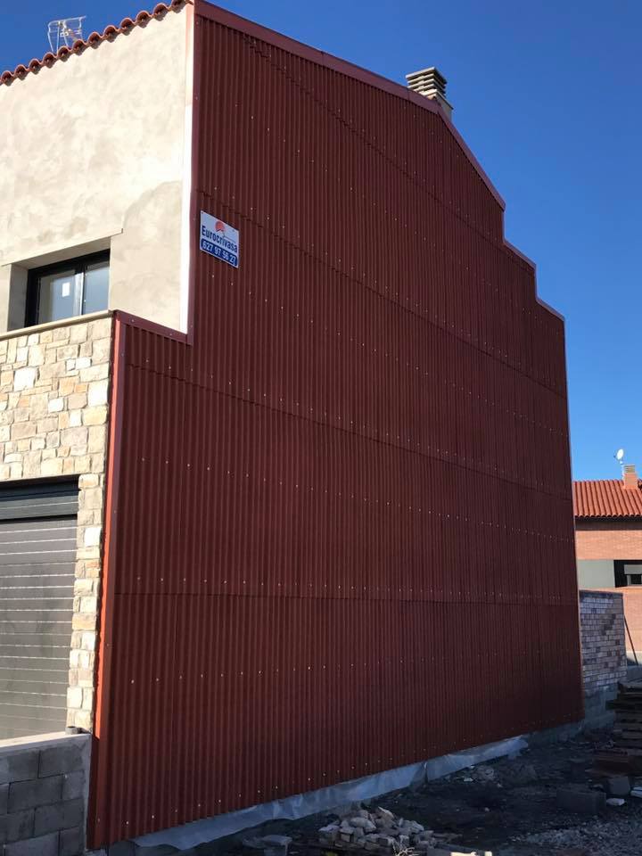 Tabique pluvial en Guissona, Lleida.